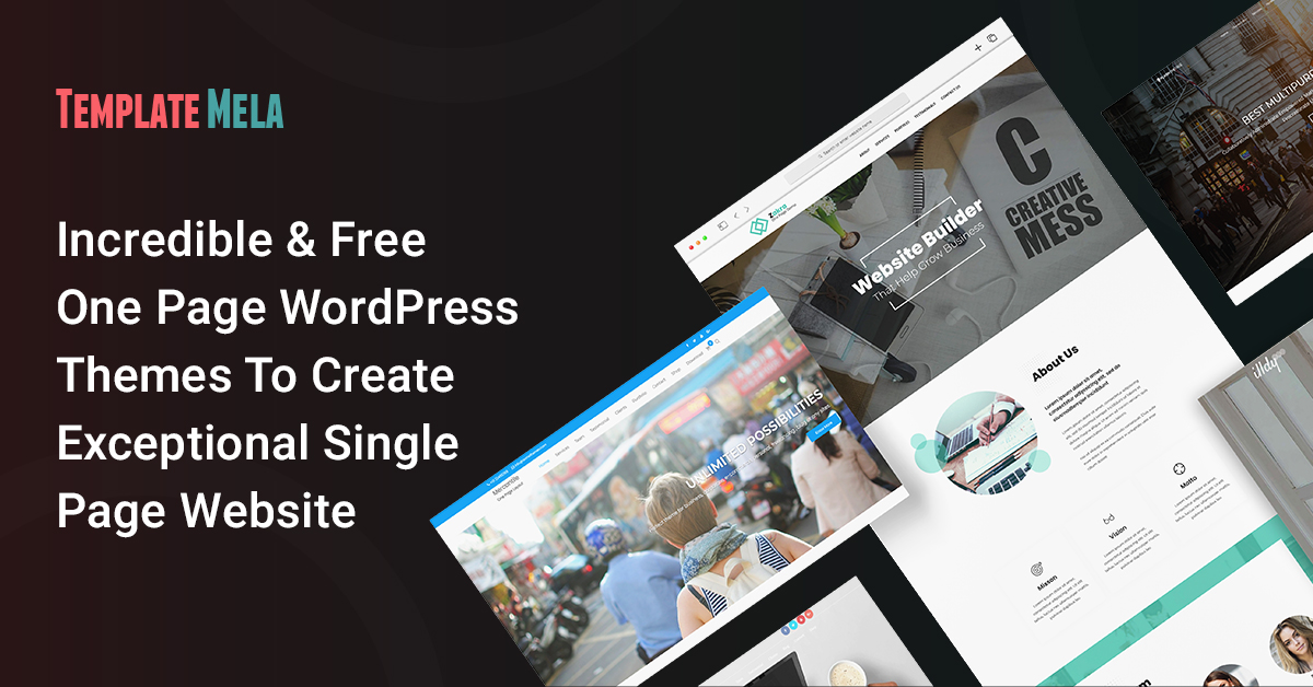 Free One Page WordPress Themes