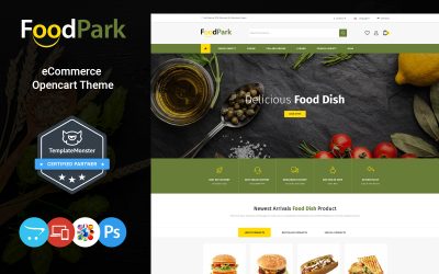 FoodPark Store OpenCart Template
