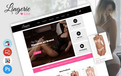 Lingerie Lite - Womens Store PrestaShop Theme