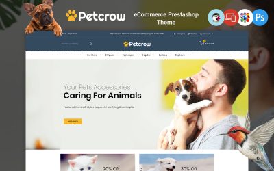 Petcrow - Pet Online Store PrestaShop Theme