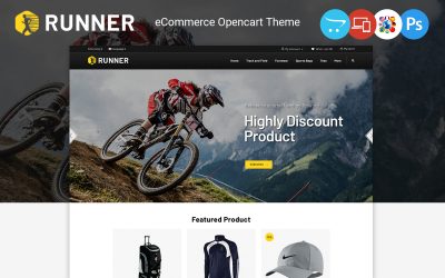 Runner - Sports Store OpenCart Template