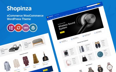 Shopinza - Electronic and Fashion WooCommerce Theme