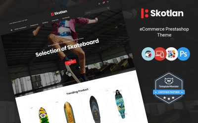 Skotlan - Skateboard and Sports PrestaShop Theme