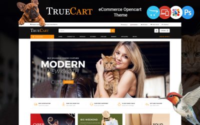 TrueCart multipurpose OpenCart Template