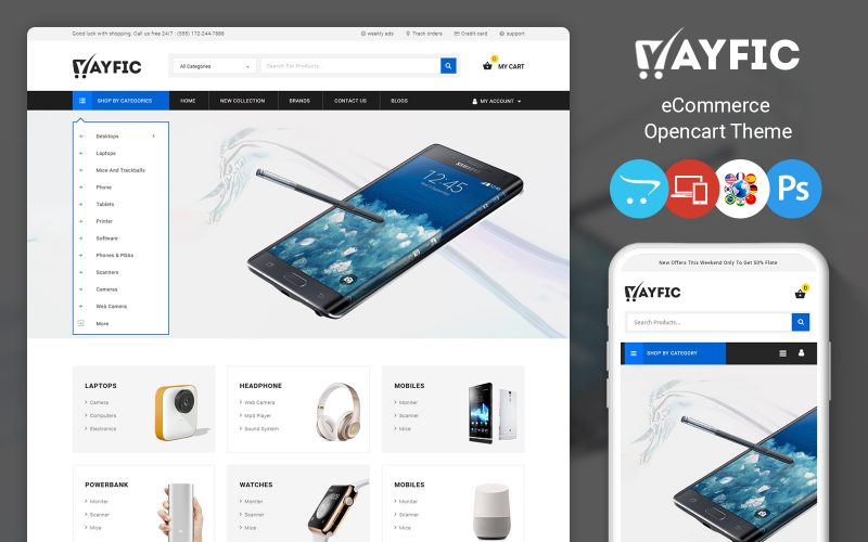 Ayfic - Multi Purpose Store OpenCart Template