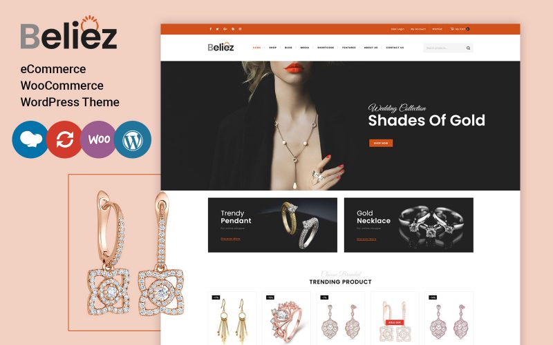 Beliez - Jewelry Shop WooCommerce Theme