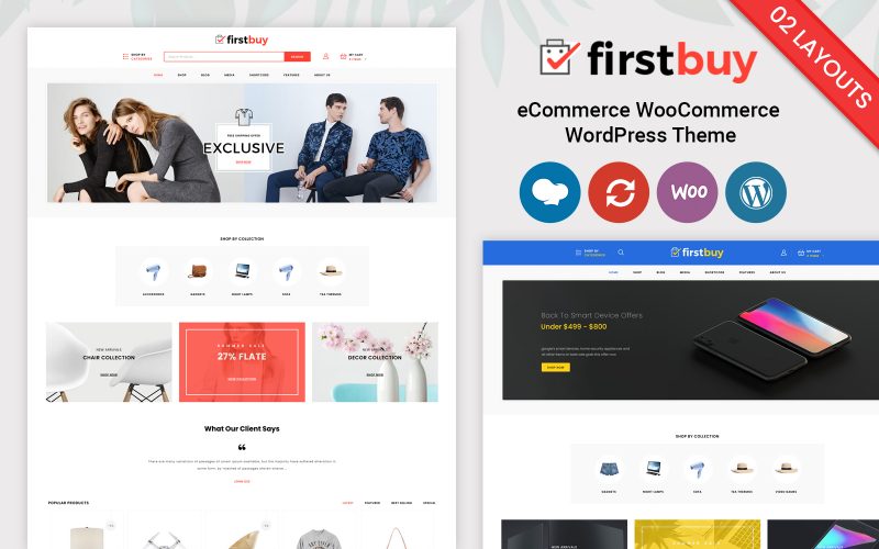 Firstbuy - Electronics and Fashion WooCommerce Theme