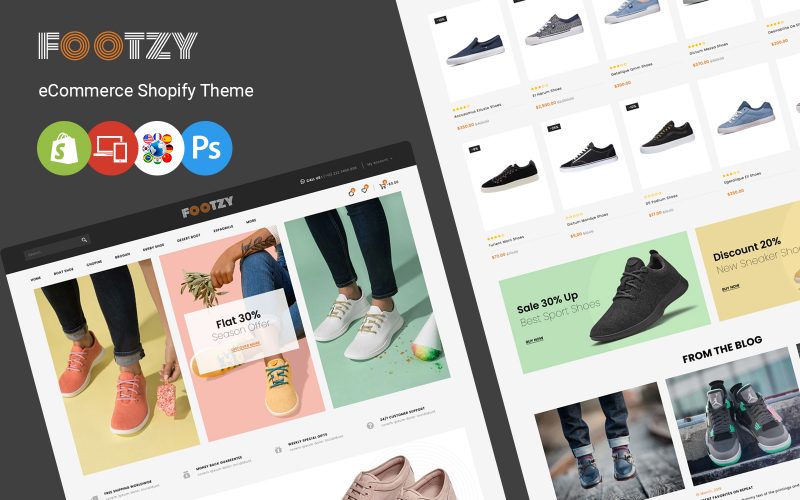 Footzy - Shoes Store Shopify Theme