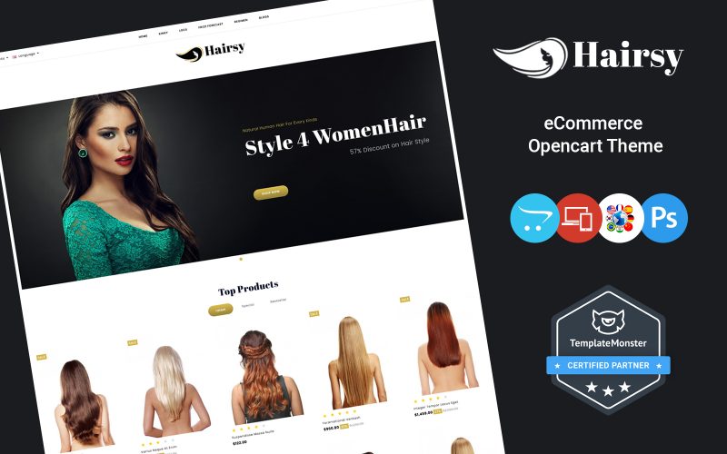 Hairsy - Multipurpose Store OpenCart Template