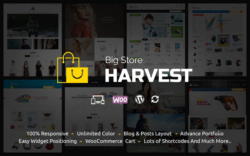 Harvest - Multipurpose WooCommerce Theme