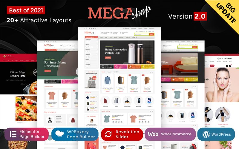 Mega Shop - WooCommerce Responsive Theme