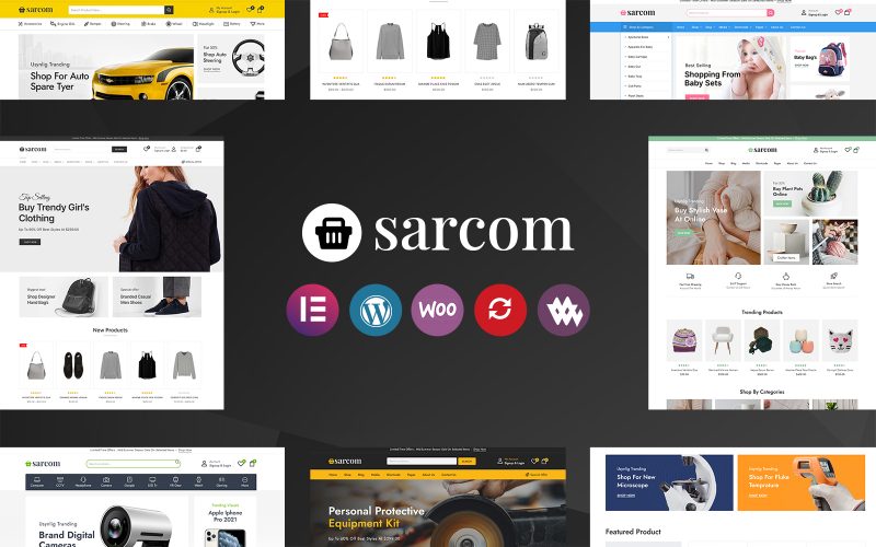 Sarcom - Fashion WooCommerce Theme