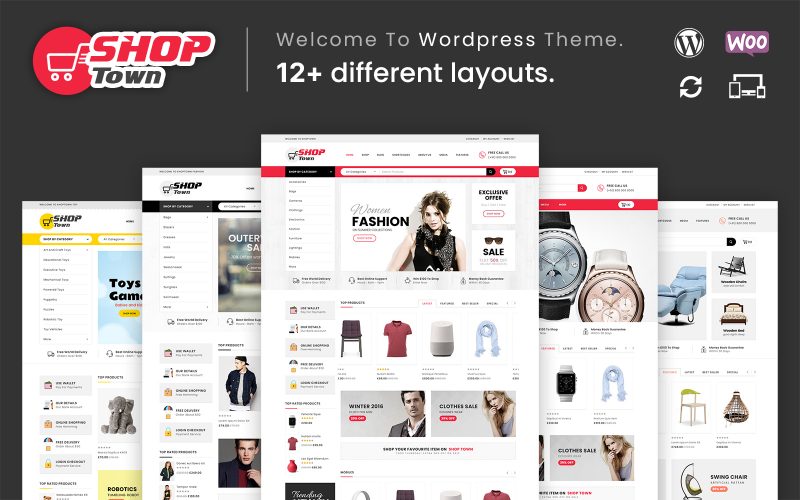 Shop Town - Multipurpose WooCommerce Theme