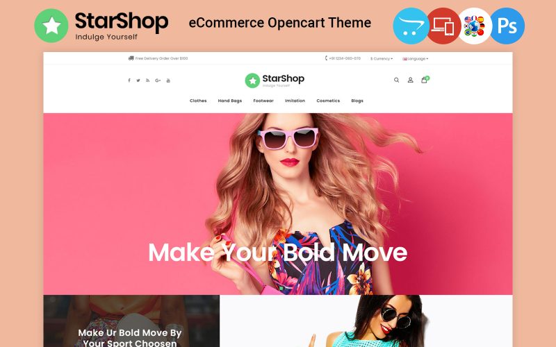 StarShop Multipurpose OpenCart Template