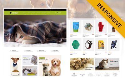 Bobcat - Pets & Animals Store OpenCart Template