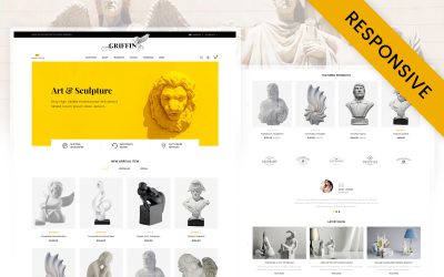 Griffin - Arts Store OpenCart Template