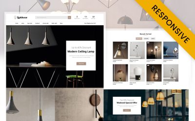 LightHouse - Modern Lamp Store OpenCart Template