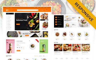 Martech Food Store OpenCart Template