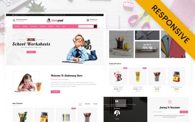 NotePad - Stationary Store OpenCart Template