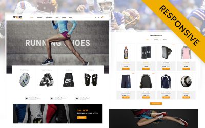 Sport Club - Accessories Store OpenCart Template