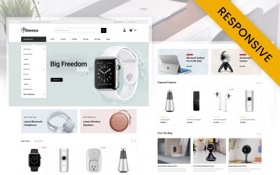 Stereos - Electronics Store OpenCart Template