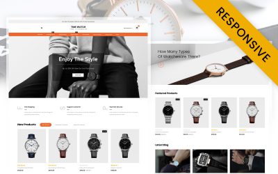 Time Watch Store OpenCart Template