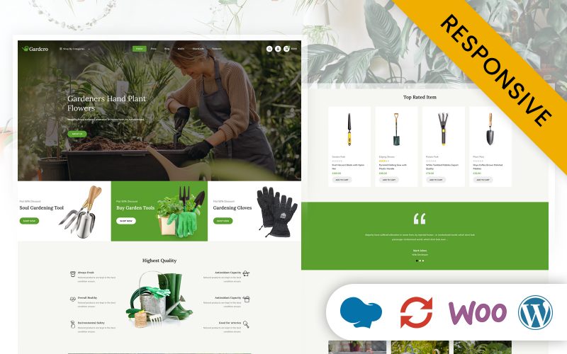 Gardcro - Garden Equipment Store WooCommerce Responsive Theme