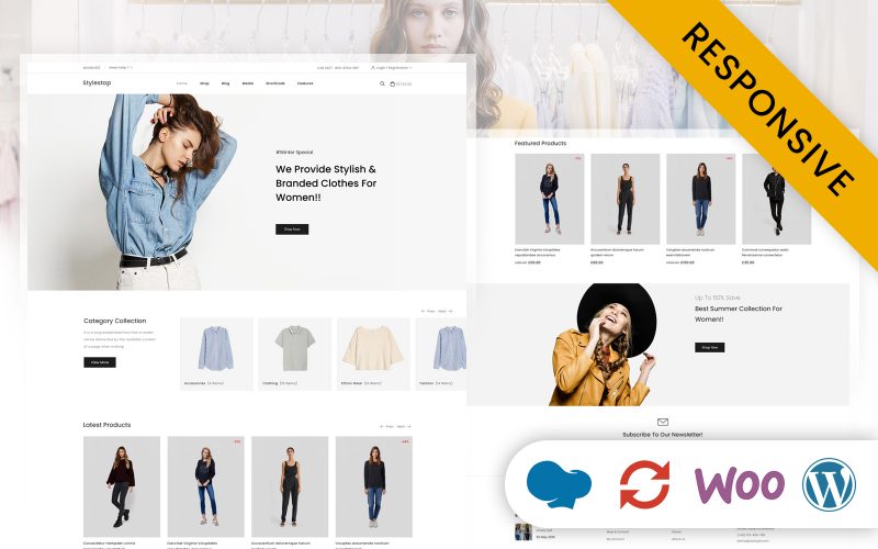 Stylestop - Minimal Fashion Store WooCommerce Theme