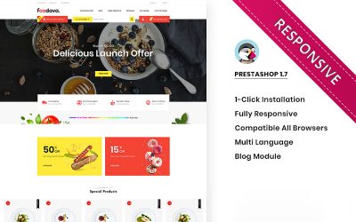 Foodava - Fast Food Corner PrestaShop Theme