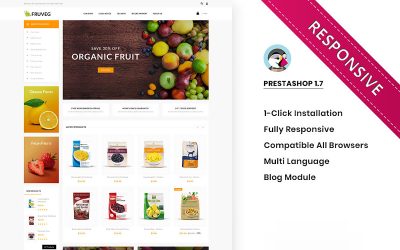 Fruveg - Grocery Store PrestaShop Theme