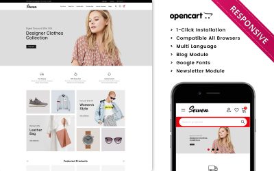 Sewen - Mega Fashion Store Opencart Theme