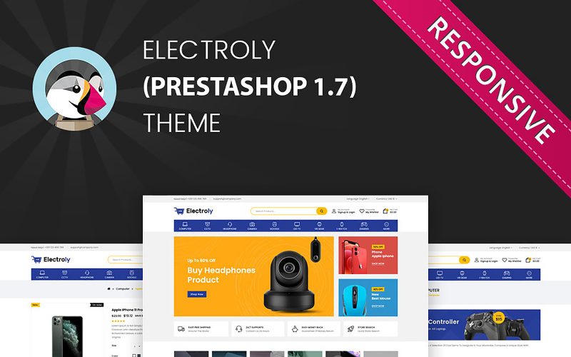 Electroly - Electronic Store PrestaShop Theme