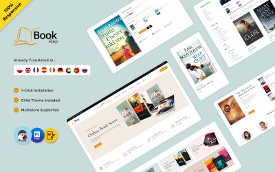 Bookshop - Bookstall eBook Comic and Book Store Prestashop Responsive Theme