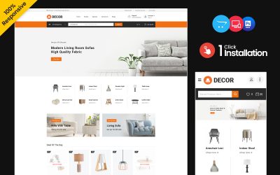 Decor - Furniture and Lighting Multipurpose Responsive OpenCart Store