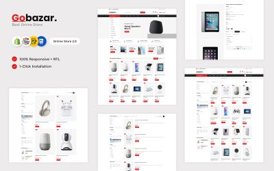 Gobazar - Electronic Marketplace Multipurpose Responsive Shopify Theme
