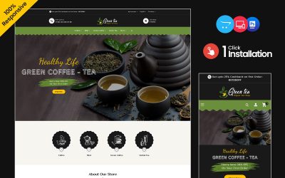 Greentea - Green tea and Coffee OpenCart Responsive Theme
