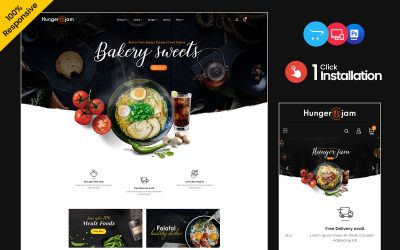 Hungerjam - Restaurant and Food Responsive OpenCart Store