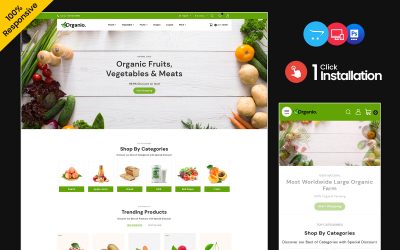Organio - Fruits and Vegetables Opencart Store