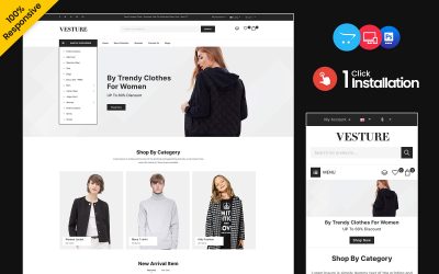 Vesture - Clothing & Fashion Multipurpose OpenCart Theme