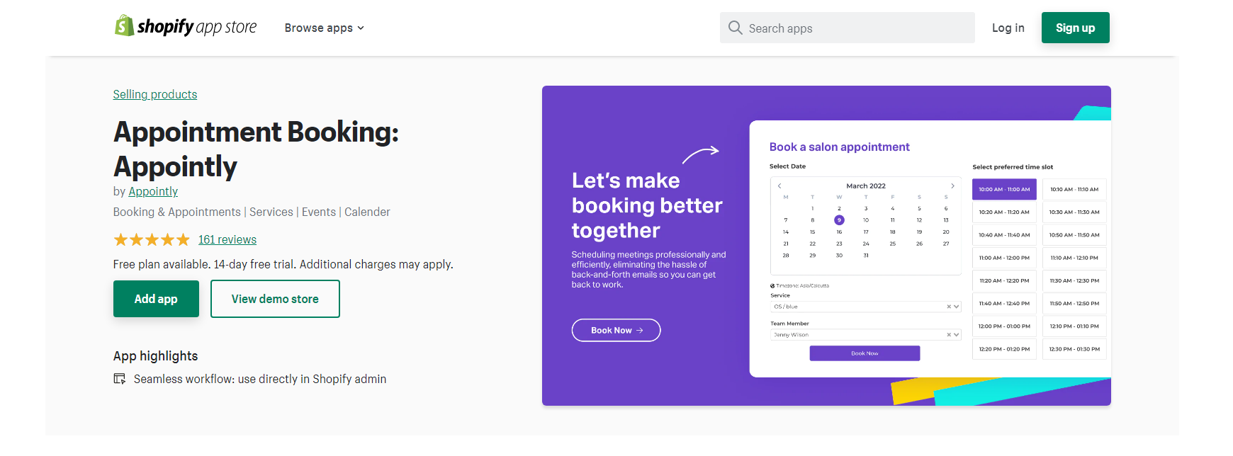 Appointly - Shopify booking system