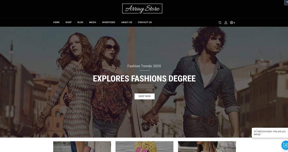 Array Store_ Fashion WooCommerce Theme