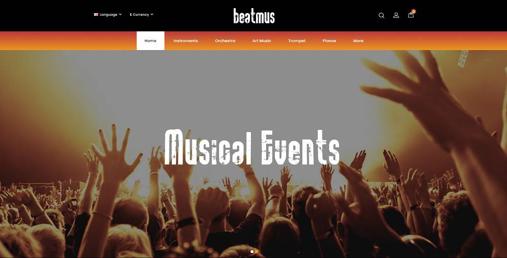 Beatmus – Musical Instrument Store OpenCart Template