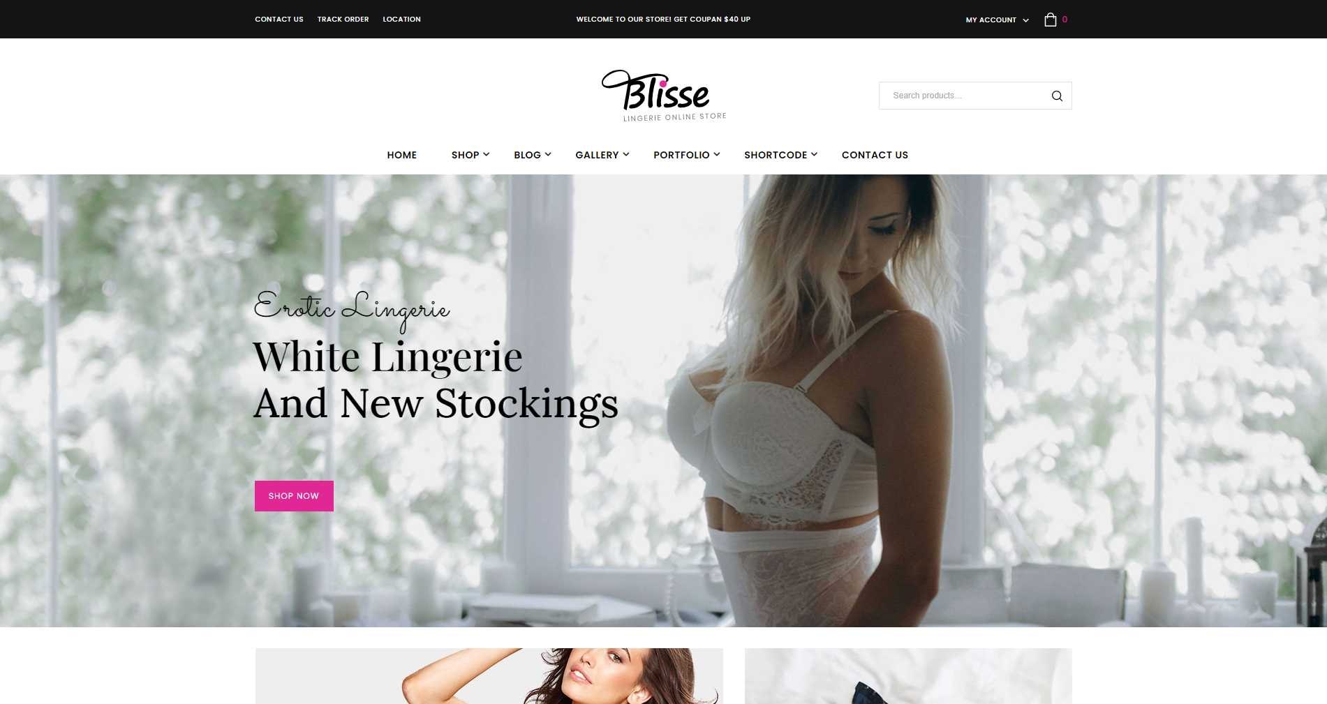 Blisse - Lingerie Online Store WooCommerce Theme
