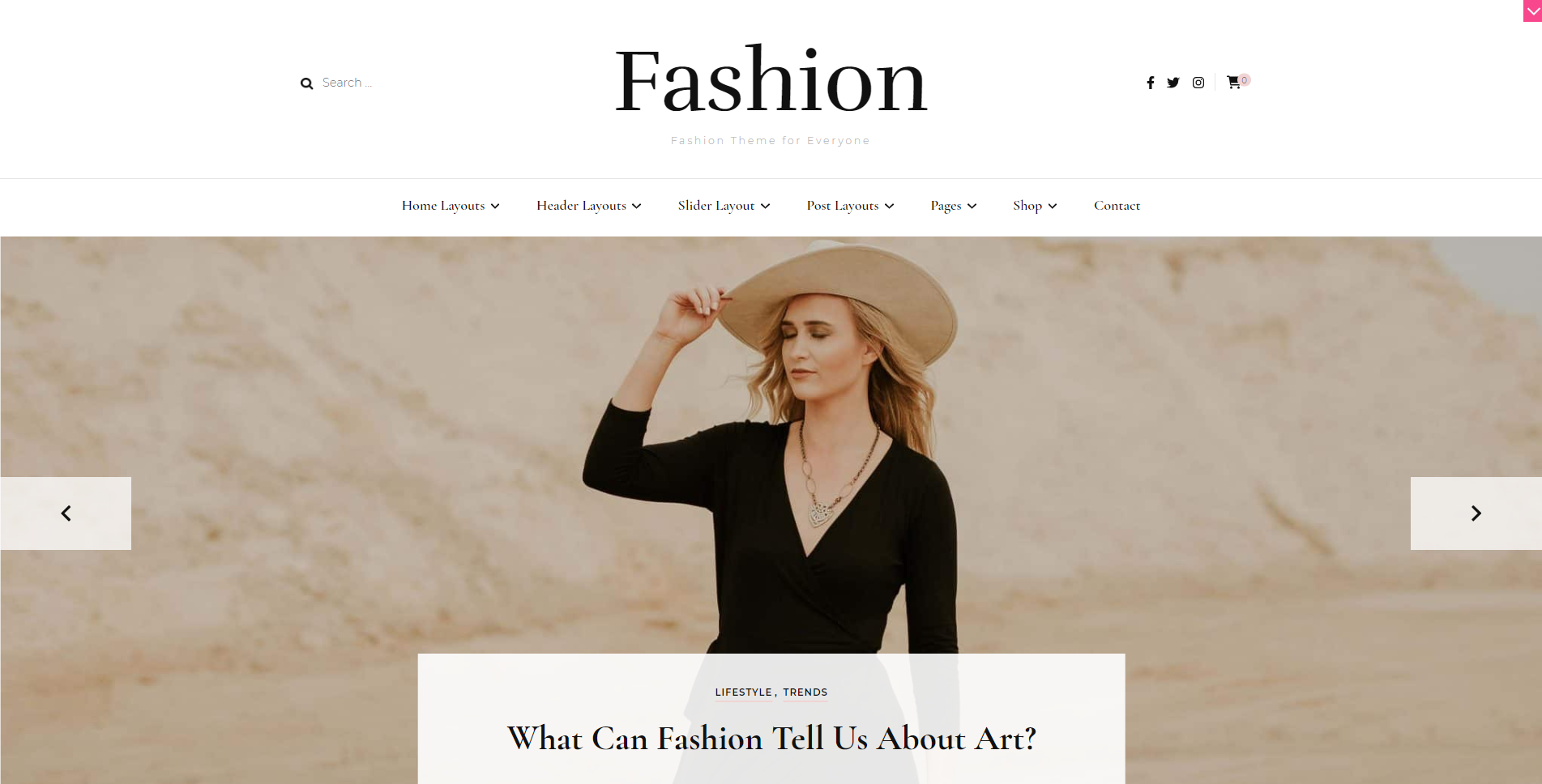 Blossom Fashion - Fashion WordPress Theme