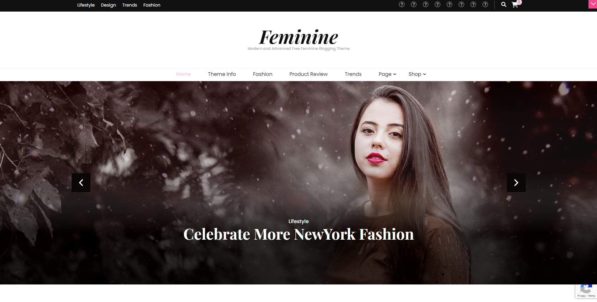 Blossome - feminine WordPress themes