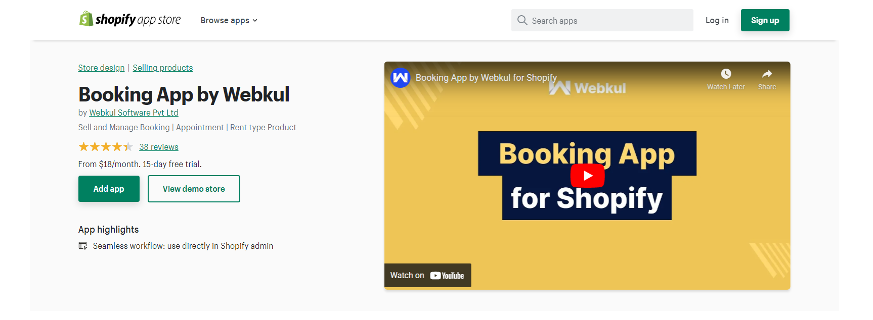 Booking App by Webkul - Shopify booking system
