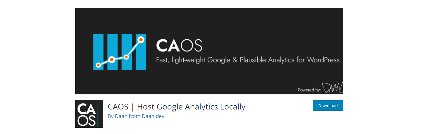 CAOS Dann - WordPress google analytics plugins