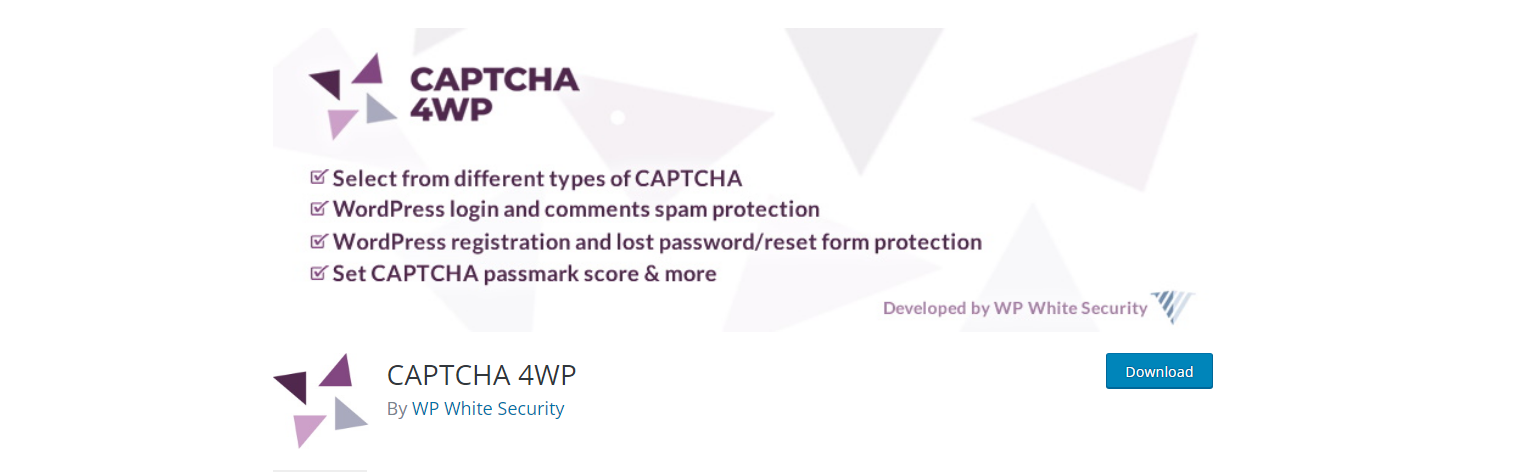 Captcha 4WP - WordPress captcha plugin