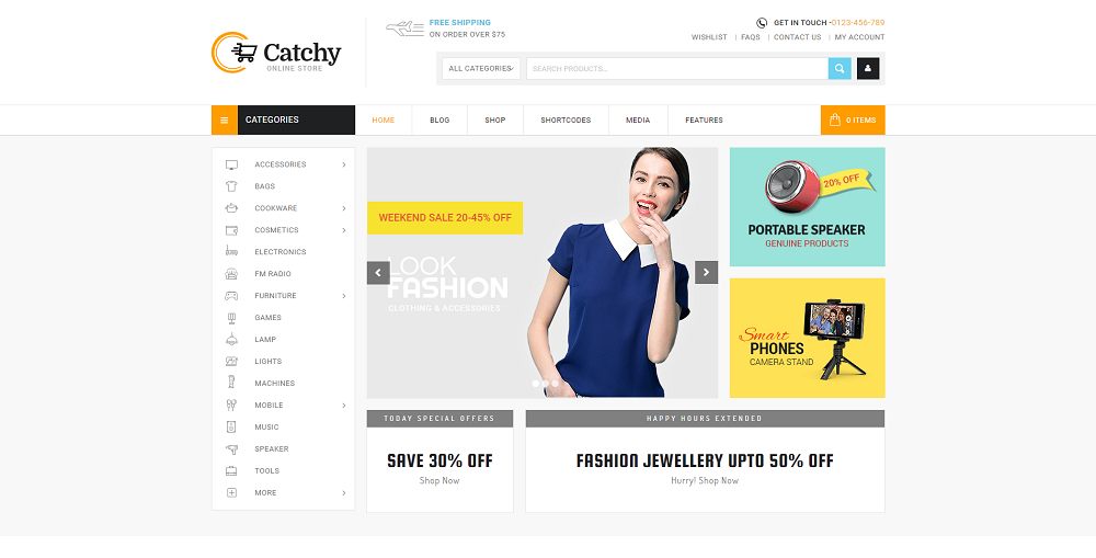 Catchy - Multipurpose WooCommerce Theme