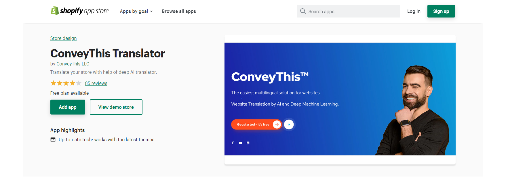 ConveyThis - shopify translation apps